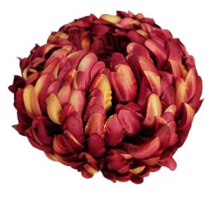 CHRYZANTEMA WYROBOWA ART082 #28 GOLD BURGUNDY