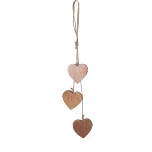 GIRLANDA, DREWNIANE SERCE BND-83-01406