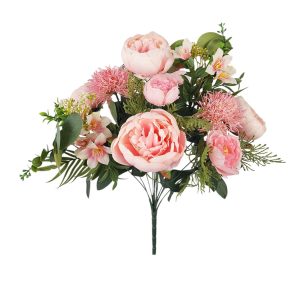 BUKIET PIWONIA, CZOSNEK FLO-2605 LT.PINK