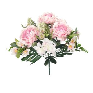 BUKIET PIWONIA FLO-2603 PINK LT.PINK