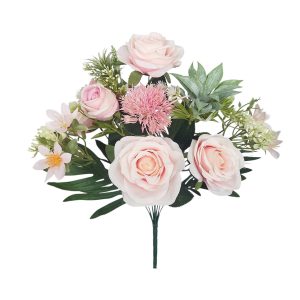 BUKIET RÓŻ FLO-2604 POWDER PINK