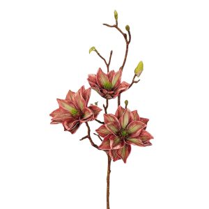 MAGNOLIA GAŁĄZKA FLO-2619 DIRTY RED BROWN GREEN