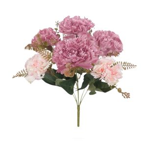 BUKIET GOŹDZIK DL031603 DK.MAUVE LT.PINK