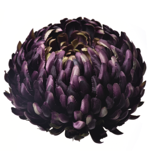 CHRYZANTEMA WYROBOWA ART082 #61 AUBERGINE