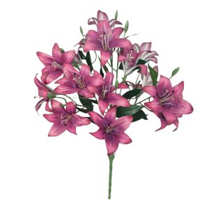 BUKIET LILIA FLO-2621 BURGUNDY