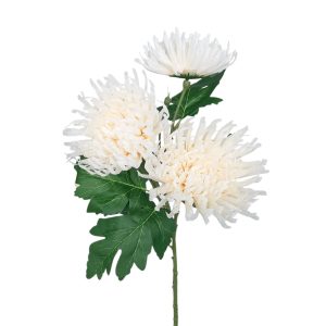 CHRYZANTEMA GAŁĄZKA LJ-62501 DK.CREAM LT.PEACH