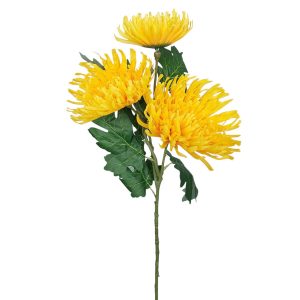 CHRYZANTEMA GAŁĄZKA LJ-62501 YELLOW